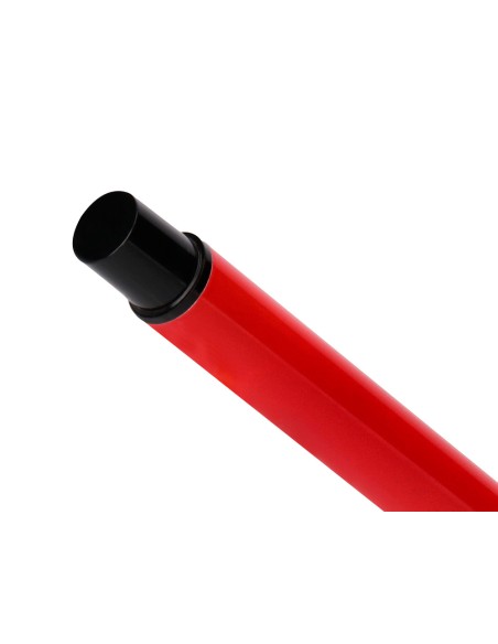 Roller belius turbo aluminio color rojo y negro tinta azul caja de diseño