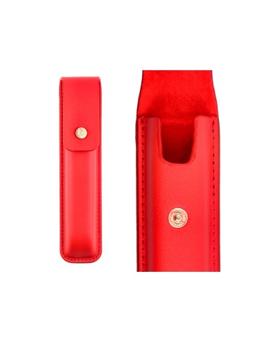 Pluma y estuche cuero belius passion dor...