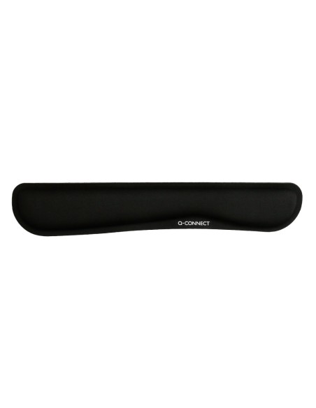 Reposamuñecas q-connect memory foam para teclado color negro 460x85x25 mm