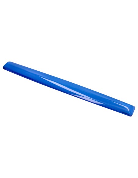 Reposamuñecas q-connect de gel para teclado color azul 525x58x17 mm