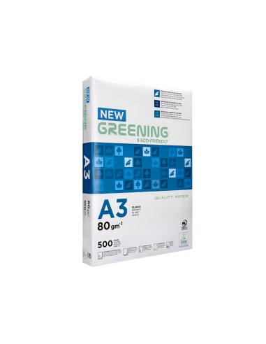 Papel fotocopiadora greening din a3 80 gramos...