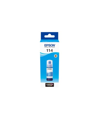 Tinta epson t114 eco tank et-8500 / 8550 cian...