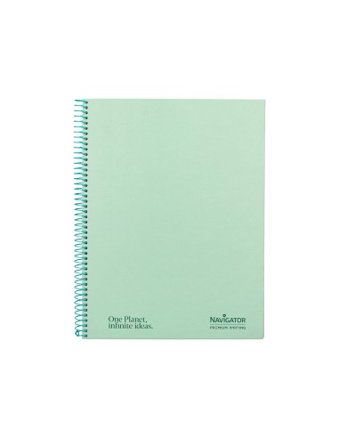 Cuaderno espiral navigator a4 tapa dura 80h...