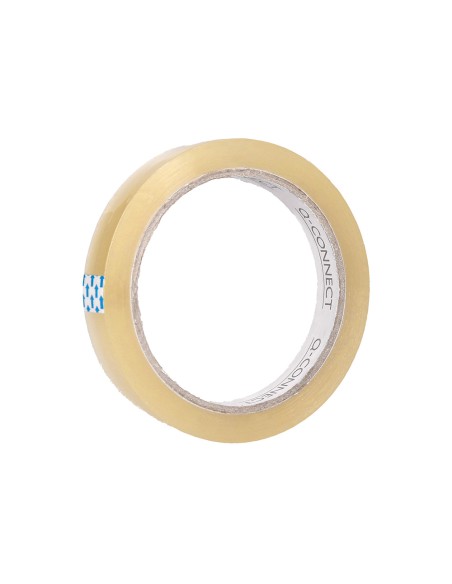 Cinta adhesiva q-connect transparente 66 m x 15 mm