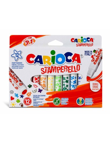 Rotulador carioca stamperello caja 12 unidades...