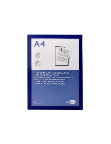 Marco porta anuncios liderpapel magnetico din...