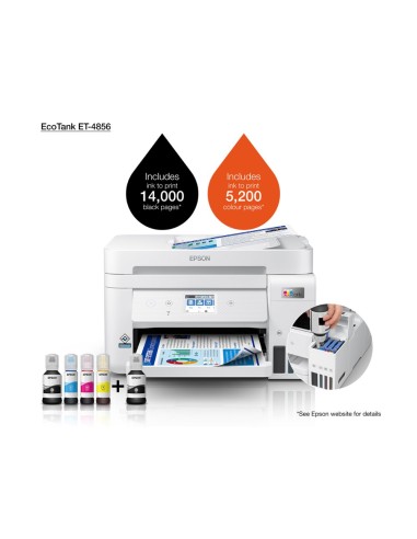 Equipo multifuncion epson ecotank et-4856 tinta...