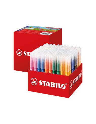 Rotulador stabilo power max school pack de 140...