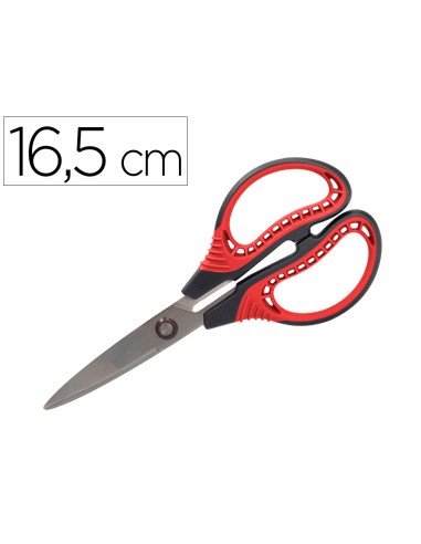 Tijera liderpapel titanio hoja curva 16,5 cm...