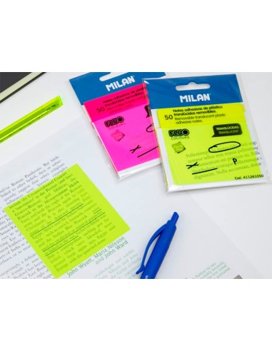 Bloc de notas adhesivas quita y pon milan 76x76...