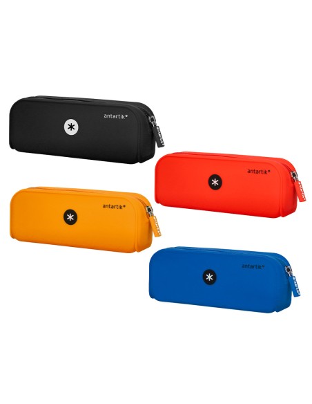 Bolso escolar portatodo antartik silicona rectangular colores surtidos intensos