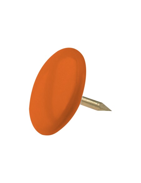 Chincheta lismania office color naranja caja de 100 unidades
