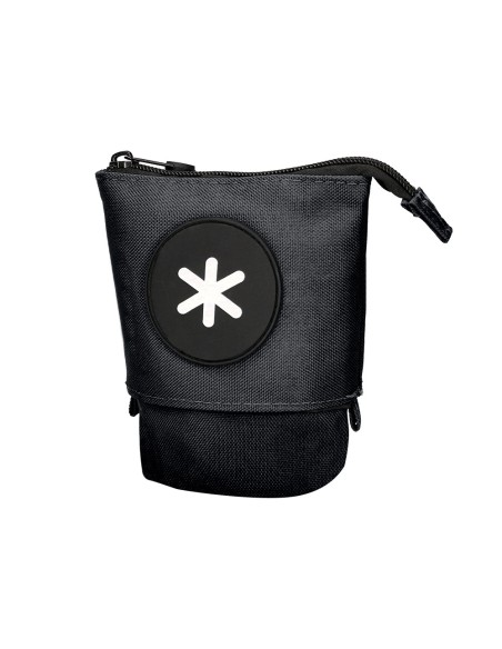 Estuche portatodo antartik cubilete color negro 190x60x80 mm