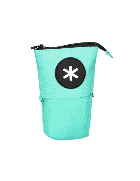 Bolso escolar portatodo antartik cubilete color menta 190x60x80 mm