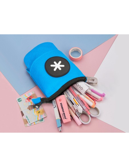 Estuche portatodo antartik cubilete color azul 190x60x80 mm