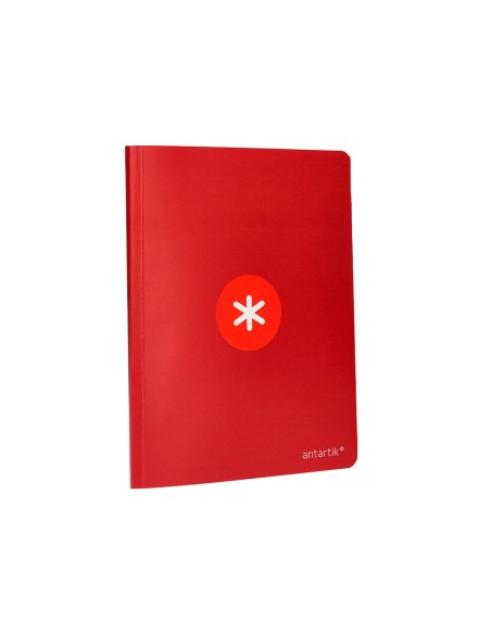 Libreta antartik a5+ plus cosida 48 hojas 90gr rayado horizontal con margen 6 colores surtidos