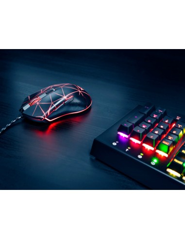 Raton trust gxt133 locx gaming optico luces led...
