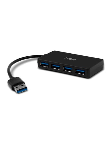 Hub nox 4 puertos usb 3.0 compatible con...