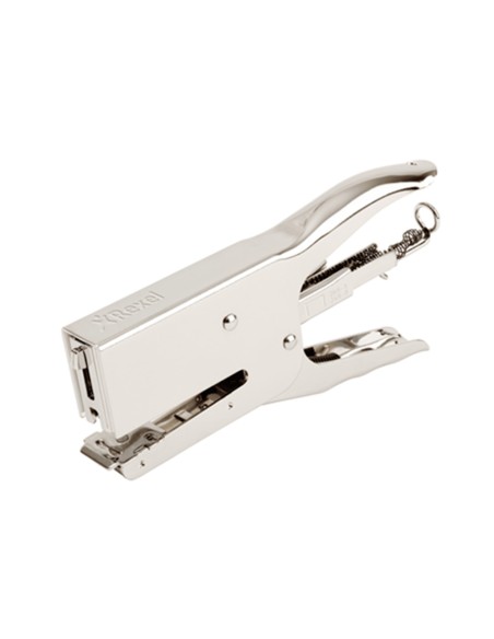 Grapadora rexel de tenaza office 56 metalica capacidad 40 hojas usa grapas 24/6-8 y 26/6-8 cromada