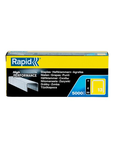 Grapas rapid 13/4 mm galvanizada caja de 5000...