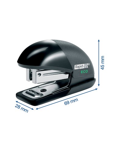 Grapadora rapid mini fashion eco plastico 100%...
