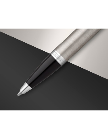 Juego parker im essential acero ct boligrafo + pluma