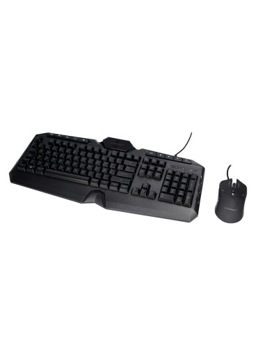 Set teclado y raton q-connect con cable e...
