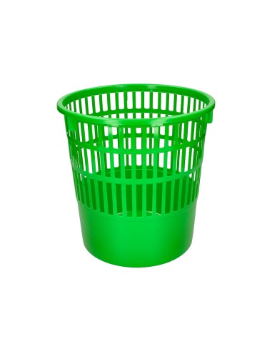 Papelera plastico q-connect 15 litros rejilla...