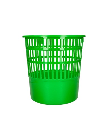 Papelera plastico q-connect 15 litros rejilla...