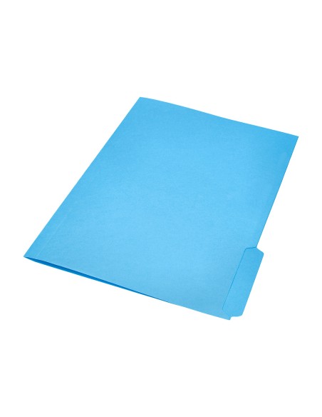 Subcarpeta cartulina liderpapel folio pestaña derecha 240g/m2 azul