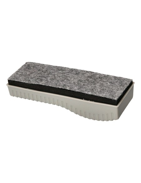 Borrador q-connect magnetico para pizarra blanca con recambio de fieltro reemplazable 15x5,5x4,5 cm