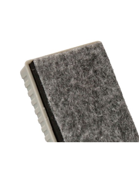 Borrador q-connect magnetico para pizarra blanca con recambio de fieltro reemplazable 15x5,5x4,5 cm