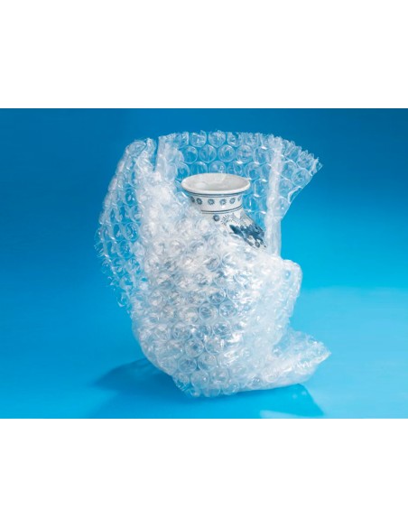 Plastico burbuja liderpapel ecouse 1.60x200m 30% de plastico reciclado