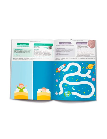 Cuaderno rubio habilidades matematicas + 3 años