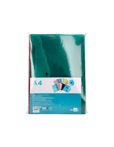 Carpeta liderpapel dossier broche transparente...