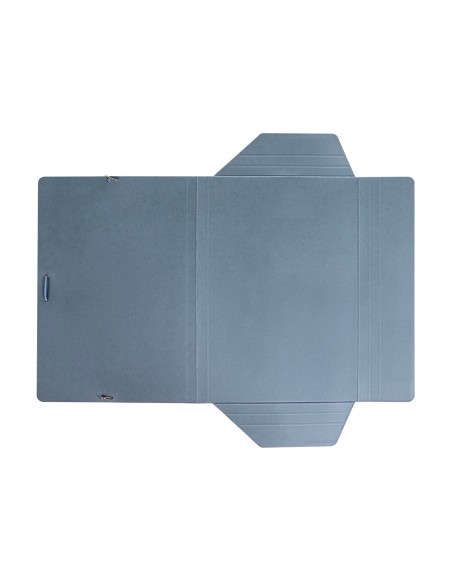Carpeta liderpapel gomas folio 3 solapas carton plastificado colores pasteles surtidos