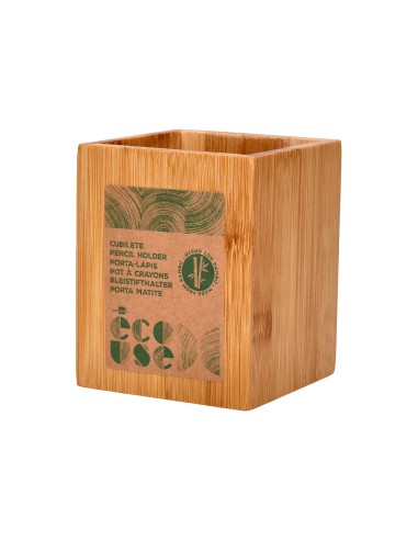 Cubilete portalapices liderpapel bambu 100%...