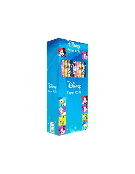 Papel de regalo basika disney rollo ancho 70 cm longitud 2 mt diseños surtidos