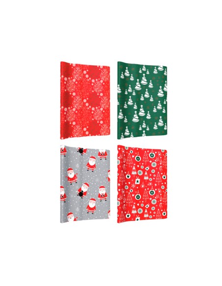 Papel de regalo basika navidad rollo ancho 1 m longitud 3 m modelos surtidos gramaje 50 gr