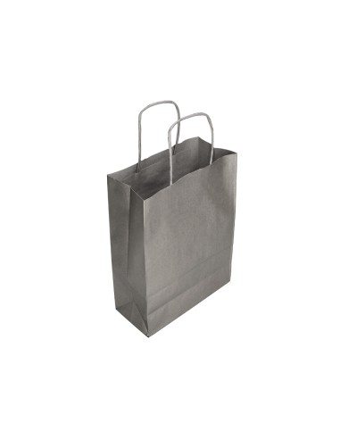 Bolsa papel q-connect kraft plata xs con asa...