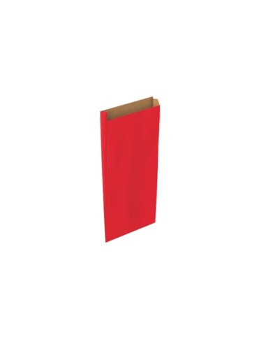 Sobre papel basika kraft rojo con fuelle xs...