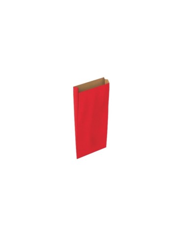 Sobre papel basika kraft rojo con fuelle xxs...