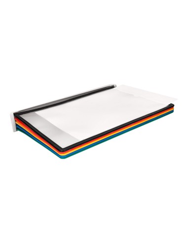 Portacatalogo de pared plastico liderpapel con...
