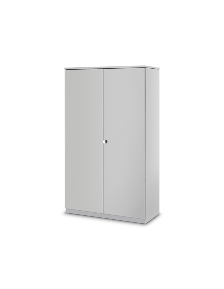 Armario metalico iorder mm2000 con 2 puertas batientes y 4 estantes 198x95x45 cm
