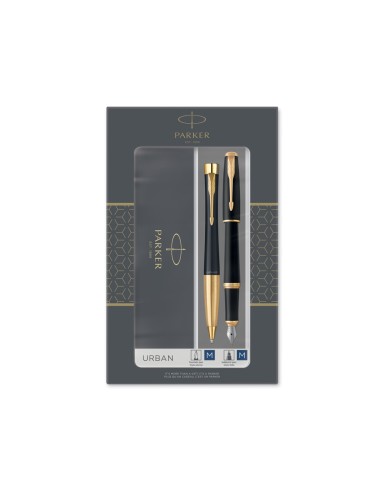 Juego parker im urban duo gt boligrafo + pluma...