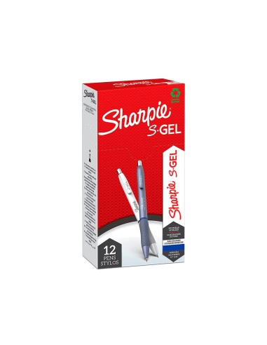 Boligrafo sharpie fashion retractil tinta gel...