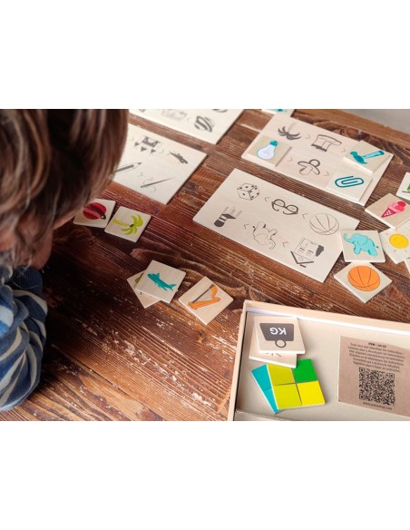 Juego didactico andreutoys atributos grandes y pequeños