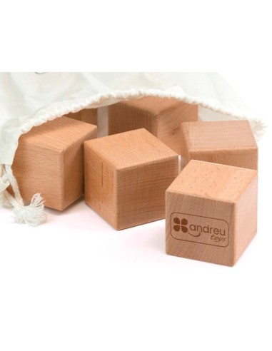 Juego didactico andreutoys 10 cubos sensoriales...