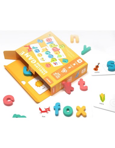 Juego didactico mideer emparejar letras en ingles