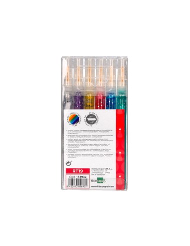 Rotulador liderpapel efecto purpurina...